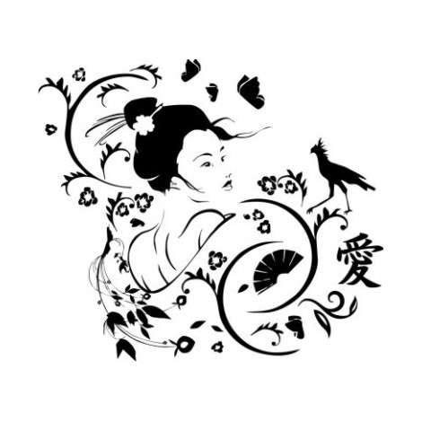 Asiatisch Geisha PL-0046