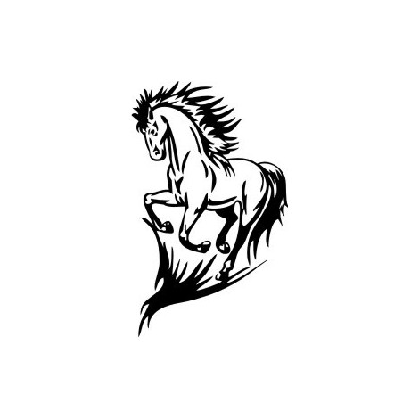 Pferd mit Flammen PL-0065