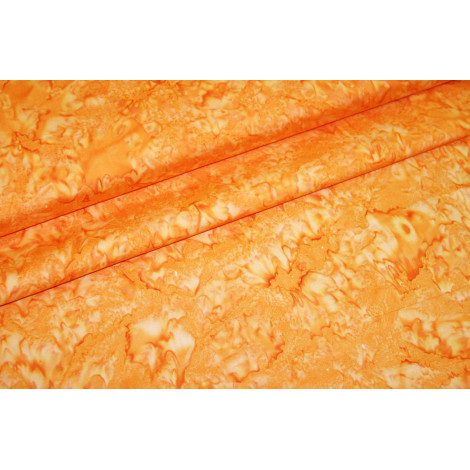 Batik Patchworkstoff orange