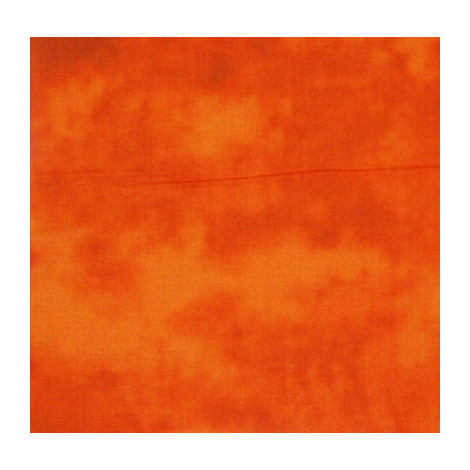Patchworkstoff orange mit leichten Wolken