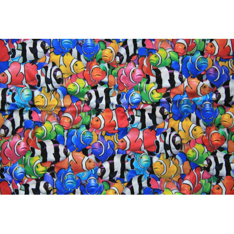 Patchworkstoff Fische