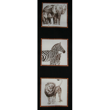 Patchworkstoff Panel "Kenya"