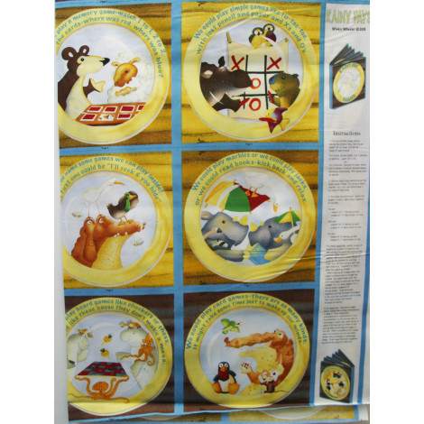 Patchworkstoff Kinderbuch "Rainy Days"