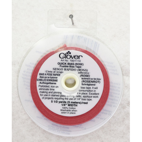 Clover Quick Bias Tape rosa