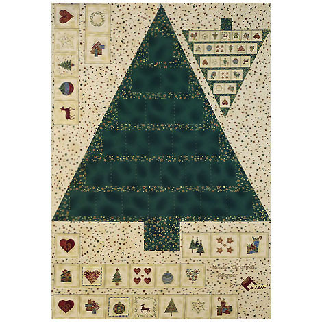 Patchworkstoff Adventskalender zum selber nähen - 2