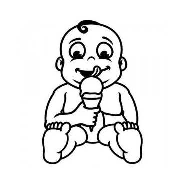Baby mit Glace PL-0110