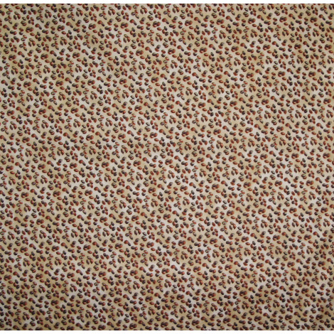 Patchworkstoff Kaffeebohnen auf beige