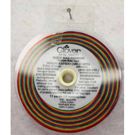 Clover Quick Bias Tape Regenbogen